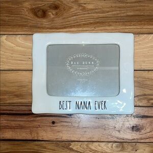 Rae Dunn Cream Photo Frame - Best Nana Ever